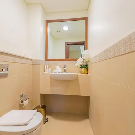 First Class 2Br With Full Dubai Skyline & Sea View Exterior photo